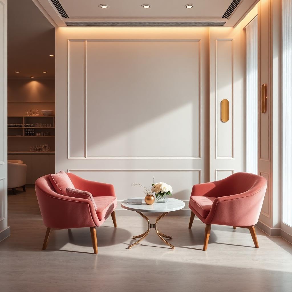Lounge de espera elegante